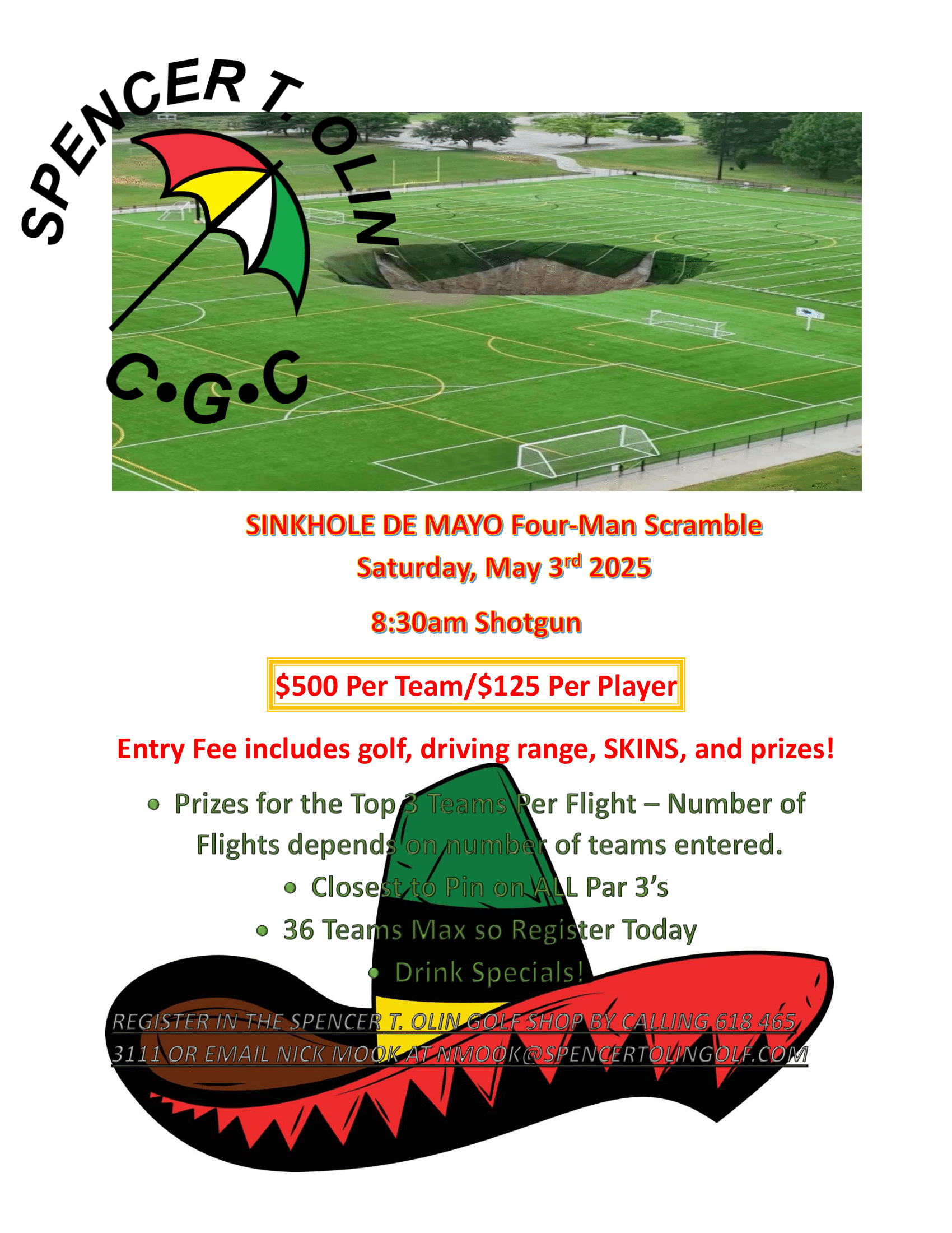 SINKHOLE DE MAYO Four-Man Scramble