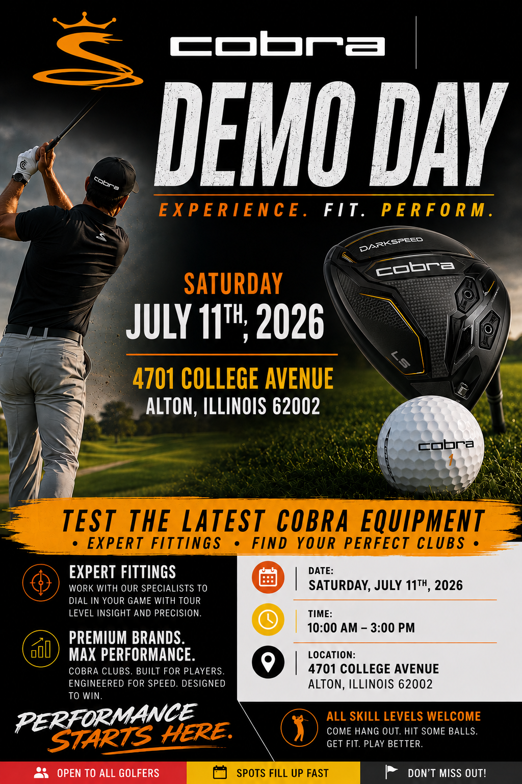 Cobra Demo Day July 11th