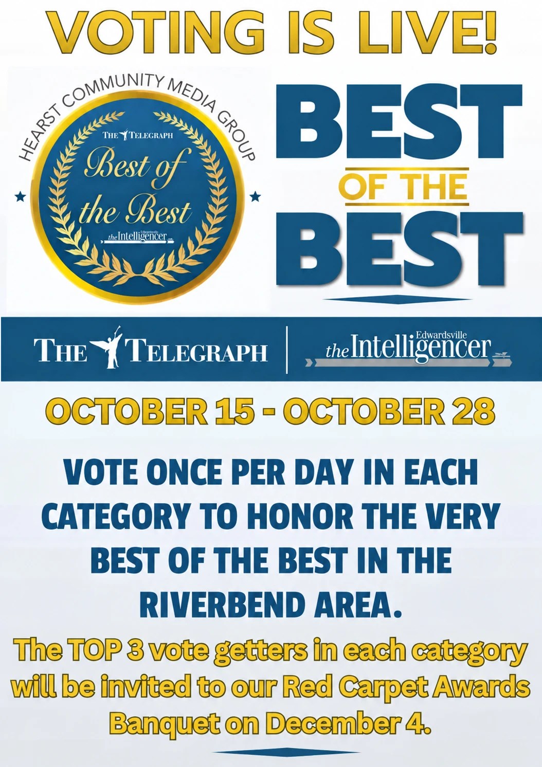 Voting is Live Best of the Best
